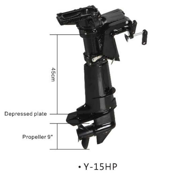 Outboard Motor Without Engine Y-15HP - Buy Without Engine, Outboard ...